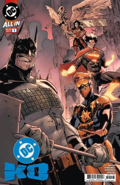 DC K.O. #1AQ 3rd Printing Javier Fernández