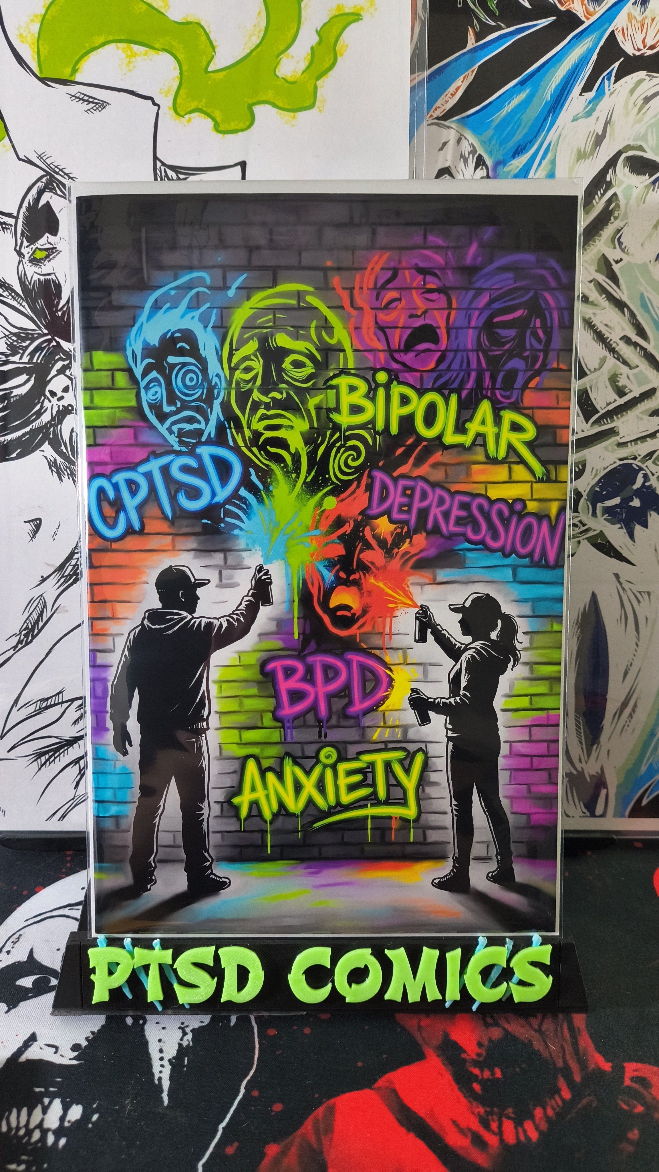 EXCLUSIVE MENTAL HEALTH AWARENESS ARTBOOK BY ELLE PETROVICH CVR A
