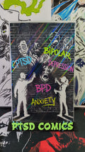 EXCLUSIVE MENTAL HEALTH AWARENESS ARTBOOK BY ELLE PETROVICH RIPPLE FOIL