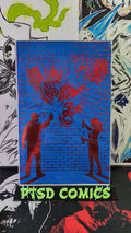EXCLUSIVE MENTAL HEALTH AWARENESS ARTBOOK BY ELLE PETROVICH BLUE/RED SANDS SOFT TOUCH