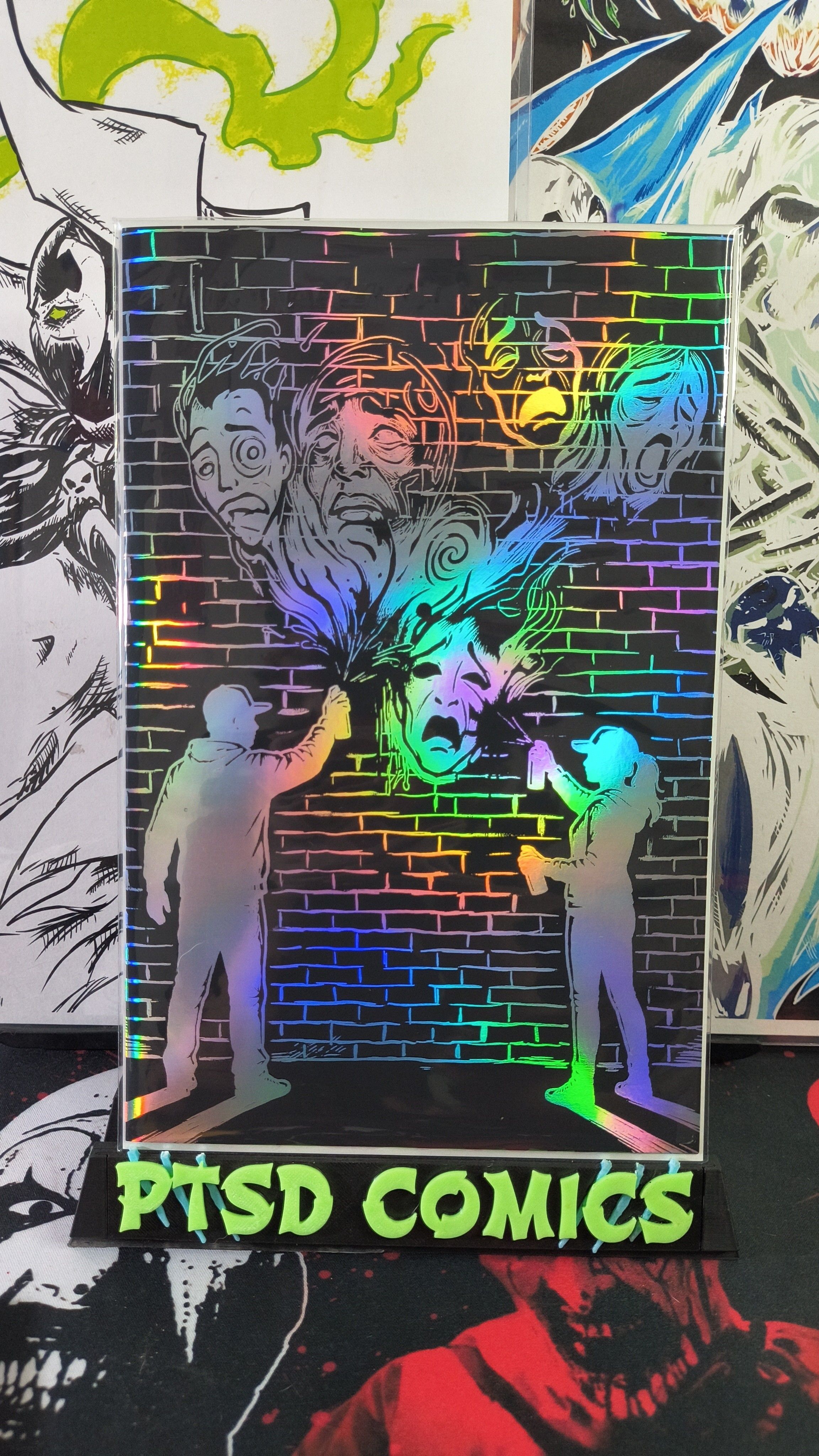 EXCLUSIVE MENTAL HEALTH AWARENESS ARTBOOK BY ELLE PETROVICH HOLOFOIL SOFT TOUCH
