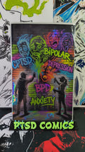 EXCLUSIVE MENTAL HEALTH AWARENESS ARTBOOK BY ELLE PETROVICH MAGMA FOIL