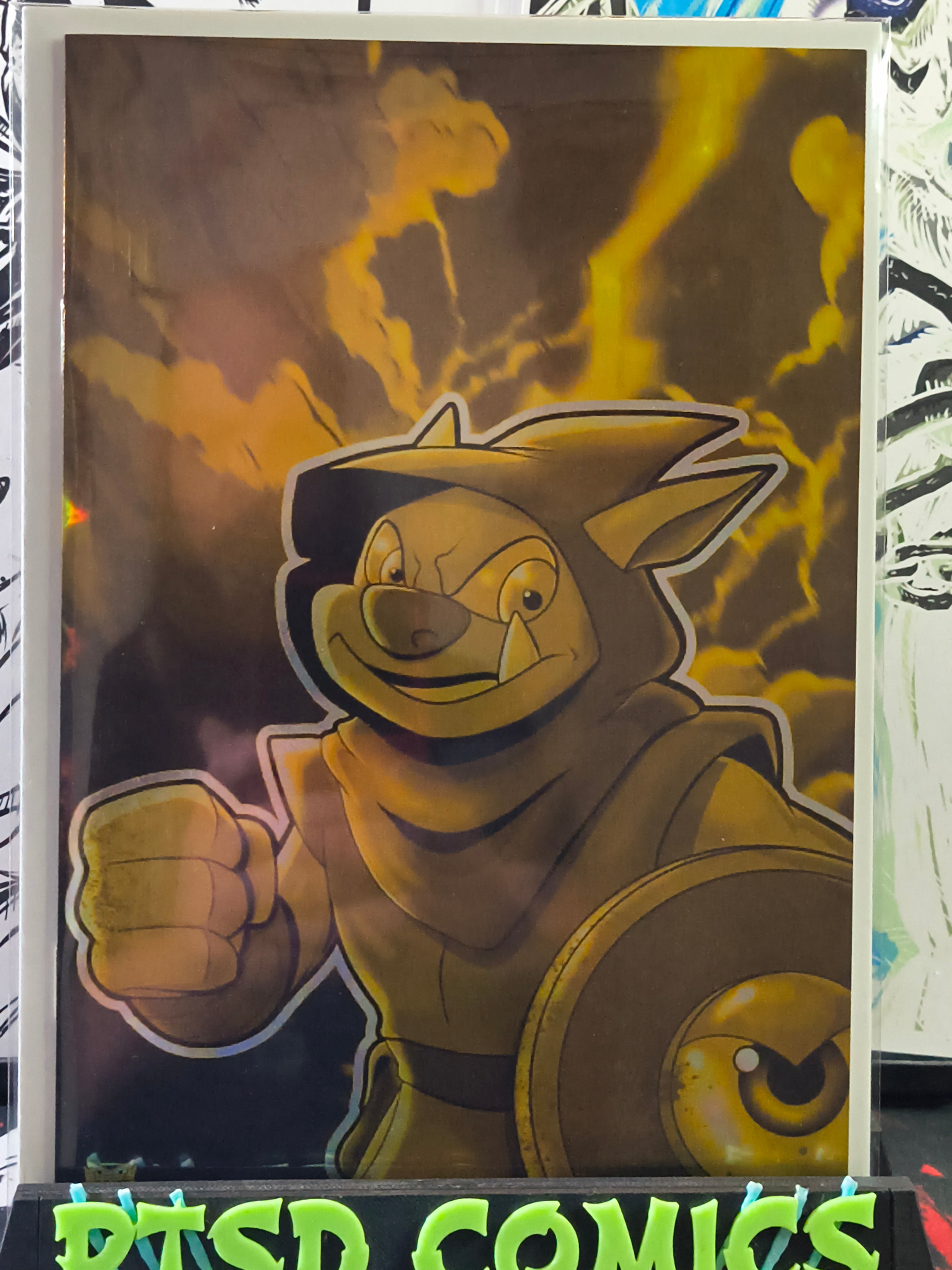 ADRIAN NICITA ARTIST SKETCHBOOK D'ORC 1/1 GOLD MAGMA FOIL