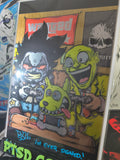 ANDY DUSO LOBO AND THE MASK WITH MILO EMBOSSED METAL ARTBOOK 1ST EVER SIGNED