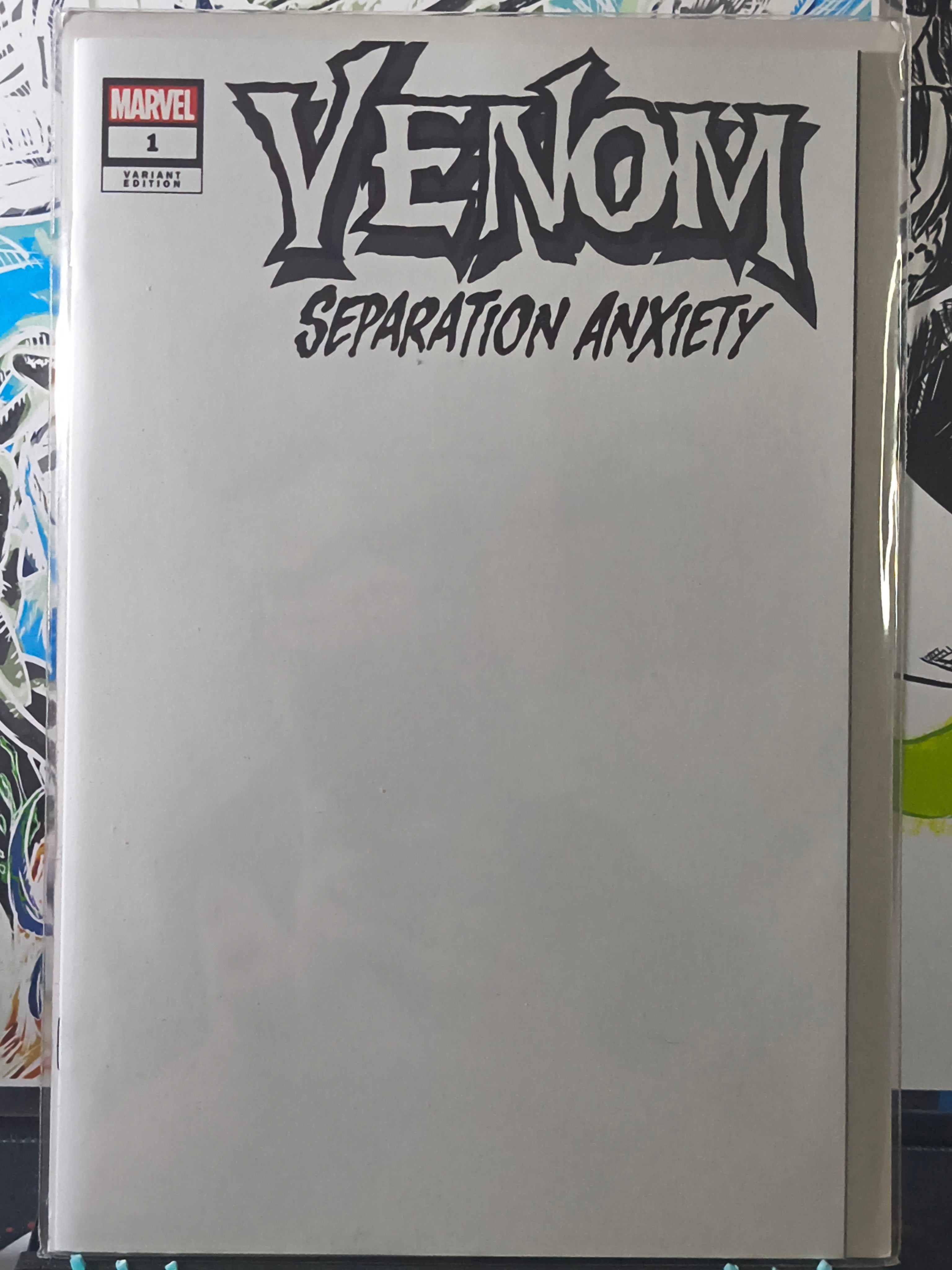 VENOM SEPARATION ANXIETY #1 BLANK VARIANT