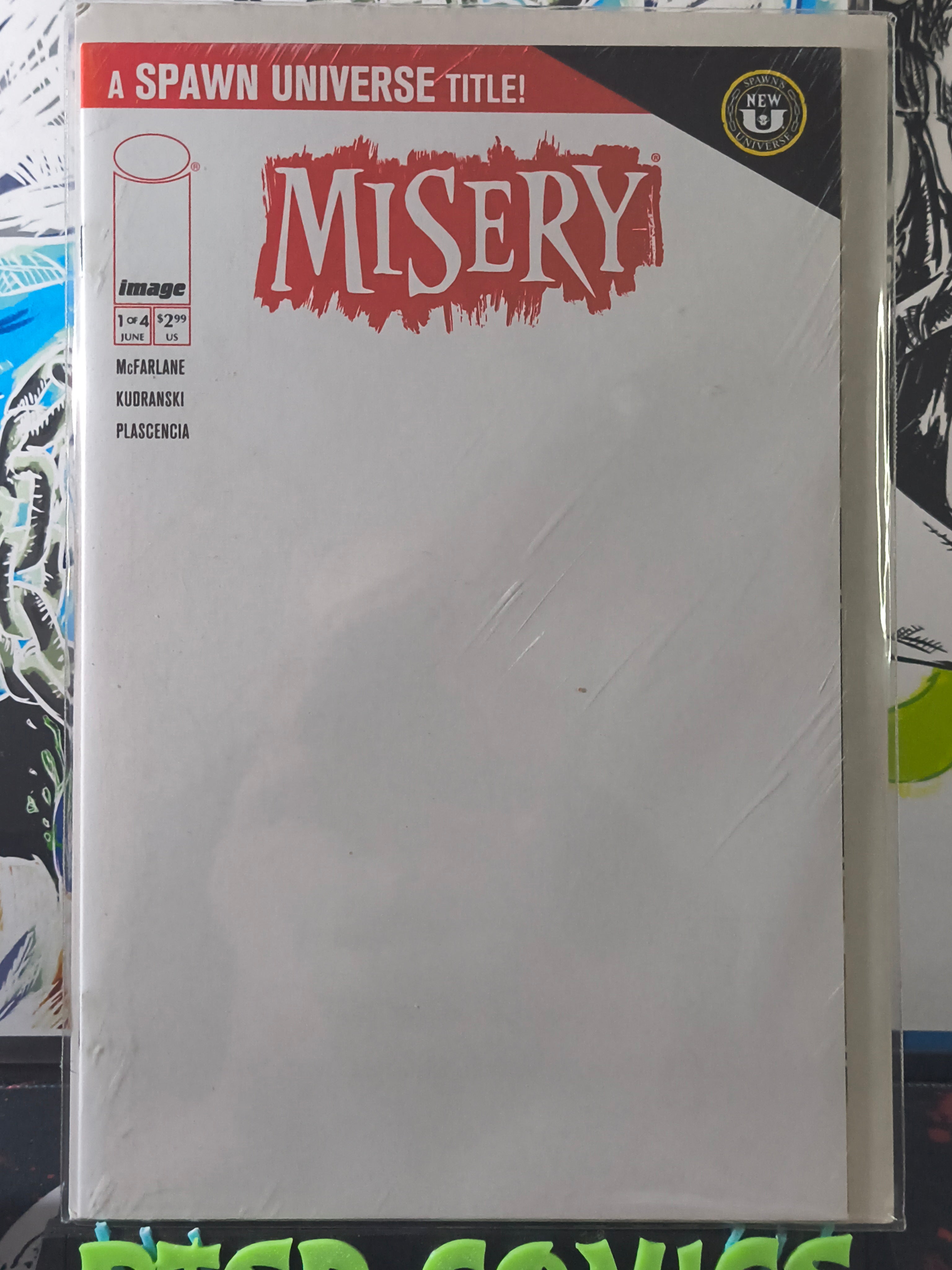 MISERY #1C BLANK VARIANT