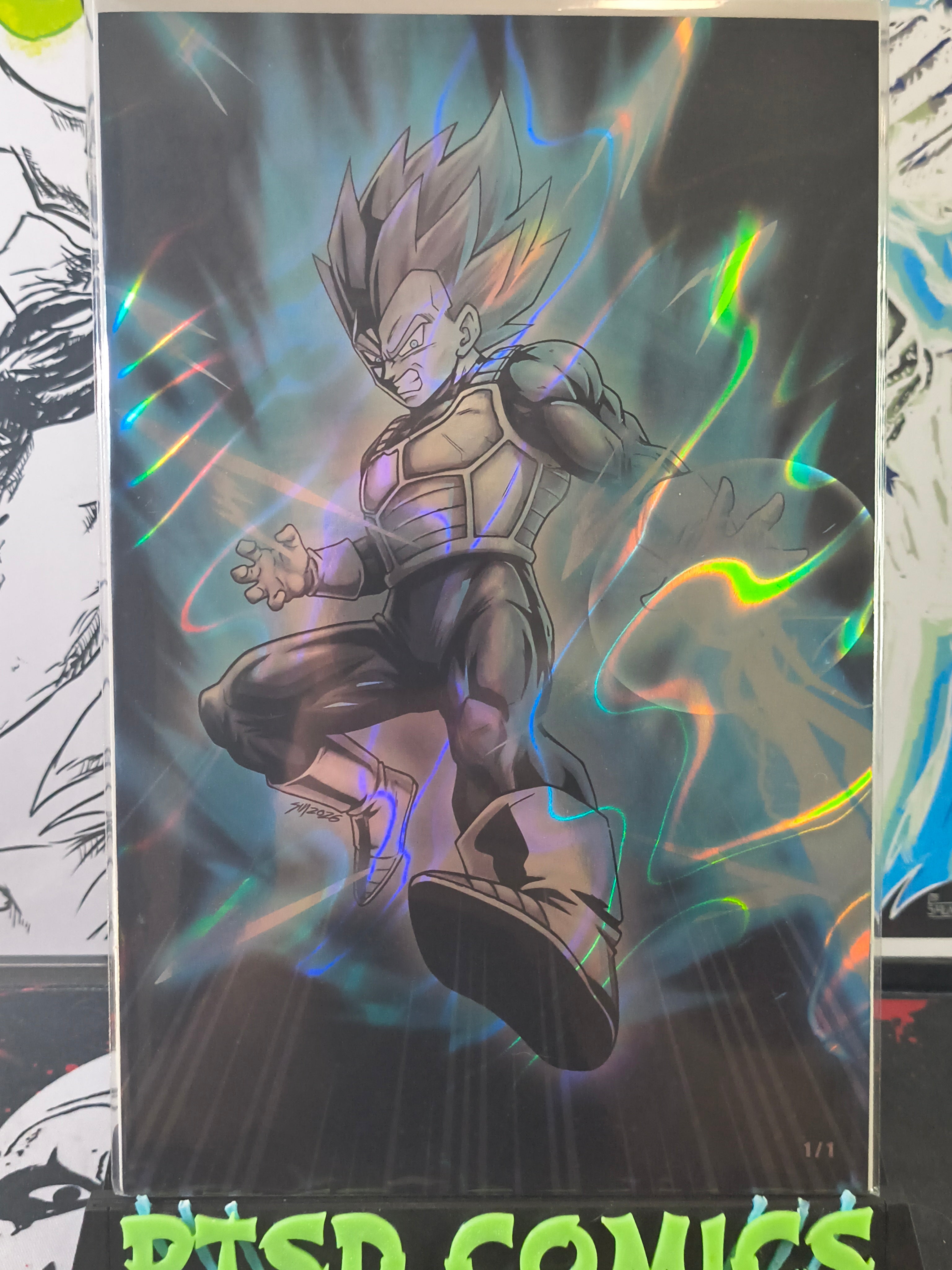 SINVIKERNES VEGETA ARTBOOK TEAL LAVA FOIL 1/1